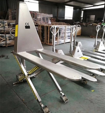 stainless steel high lift hand pallet